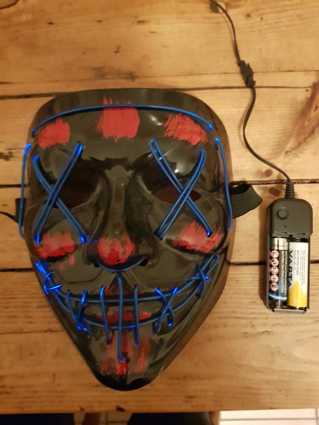 Bild 2 Halloween-Maske, leuchtend