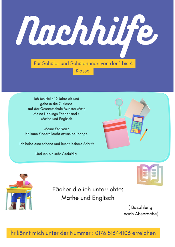 Bild 1 Nachhilfe in Mathe für die 1-4 Klasse