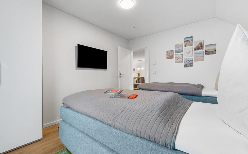 Bild 2 Ostseewohnung mit Strandkorb, Sauna und Kamin