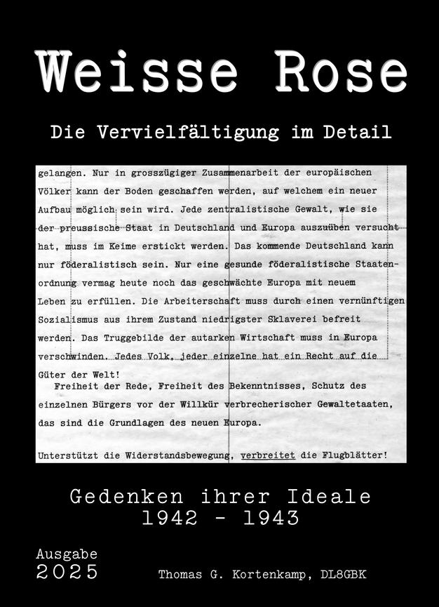 Bild 9 Weisse Rose - Dauer - Ausstellung, weltweit einzigartig und einmalig (Schenkung)