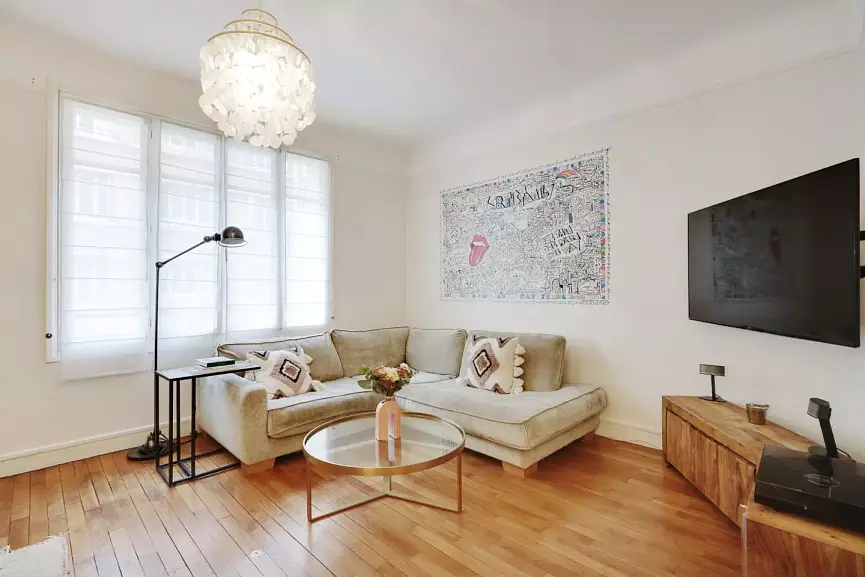Bild 2 Möblierte Wohnung – Hell, 90 m², 2 Schlafzimmer, in einem Luxusgebäude,