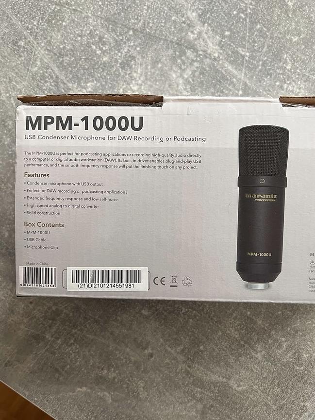 Bild 4 Mikrofon Marantz MPM-1000U / nur 3 Wochen Podcastnutzung!!