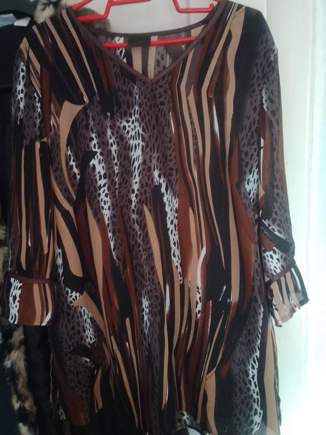 Bild 1 Bluse mit weiten Ärmeln Größe 54   6 Euro!