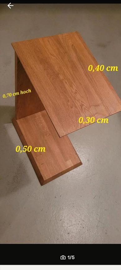 Bild 2 Unterstell Tische