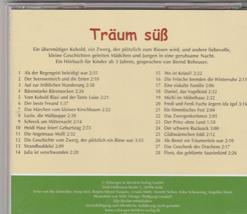 Bild 14 HW- Schuleingang : versch. " Gute Nacht-Geschichten" +... -Hörspiel/Hörbuch-CDs