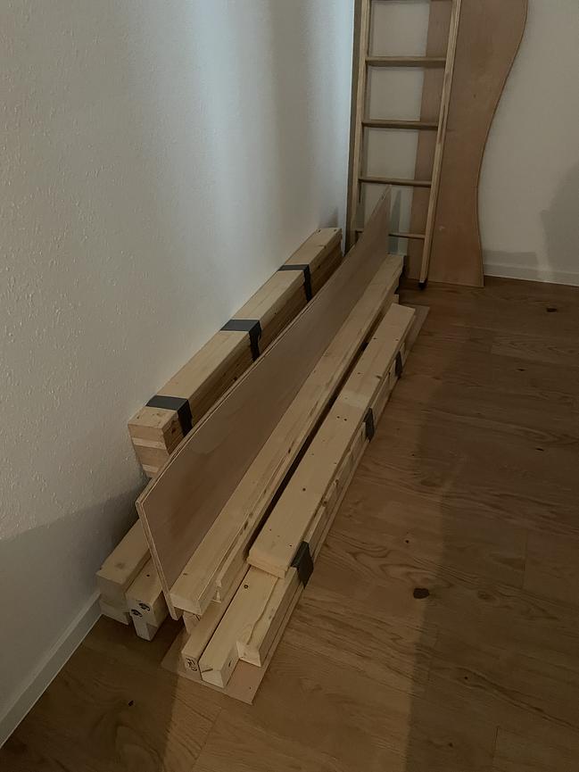 Bild 10 Hochbett vom Tischler 2m x 1,40m Liegefläche