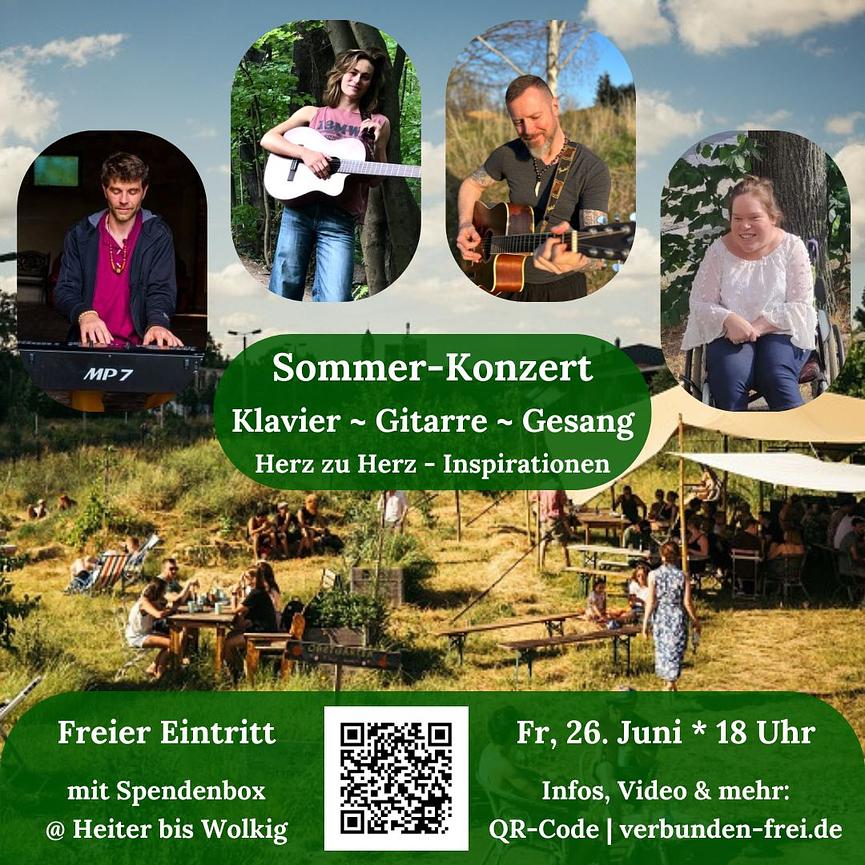 Bild 1 Sommer-Konzert ~ Klavier, Gitarre & Gesang | Fr, 26.6. ~ 18 Uhr @ Freiluft-Café