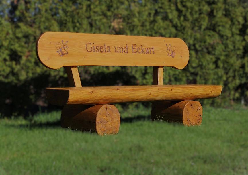 Bild 2 Hochzeitsbank. Gartenbank. Krongartmöbel.