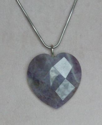 Bild 3 Herzanhänger, 925 Silbr, Amethyst