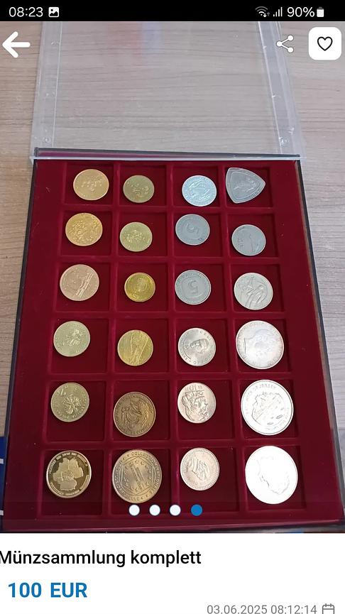 Bild 2 Komplette Münzsammlung 100 Euro oder 30 Euro pro Kassette