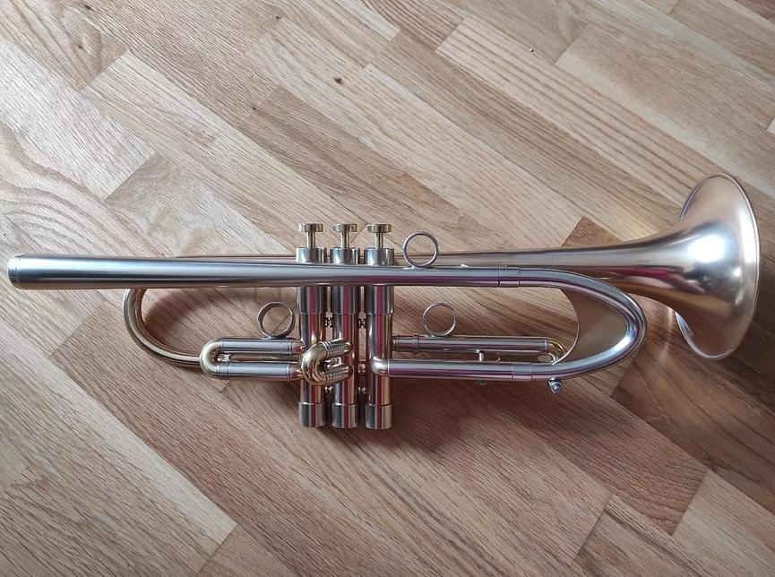 Bild 4 Bb. Trompete Adams A8 Selected Goldmessing 045