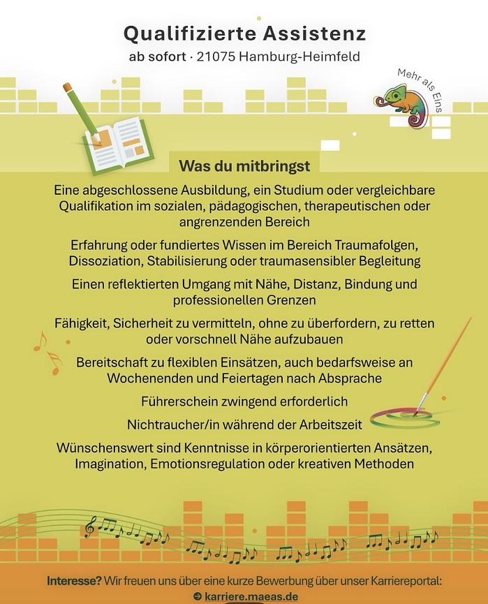 Bild 3 Qualifizierte Assistenz -21075 Hamburg-Heimfeld, ab 22,50 EUR/Stunde + Zuschläge