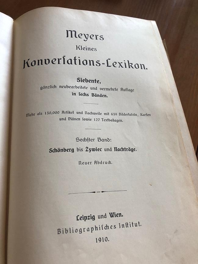 Bild 2 Meyers kleines Konversations-Lexikon in sechs Bänden