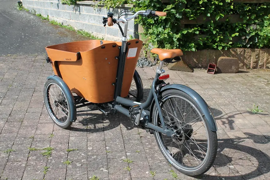 Bild 13 Lastenrad Babboe, Modell Flow Mountain, kaum gefahren