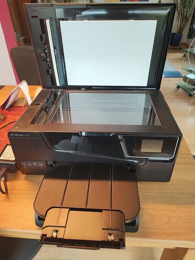 Bild 1 OfficeJet 6600 Multifunktionsdrucker mit Netzteil 
