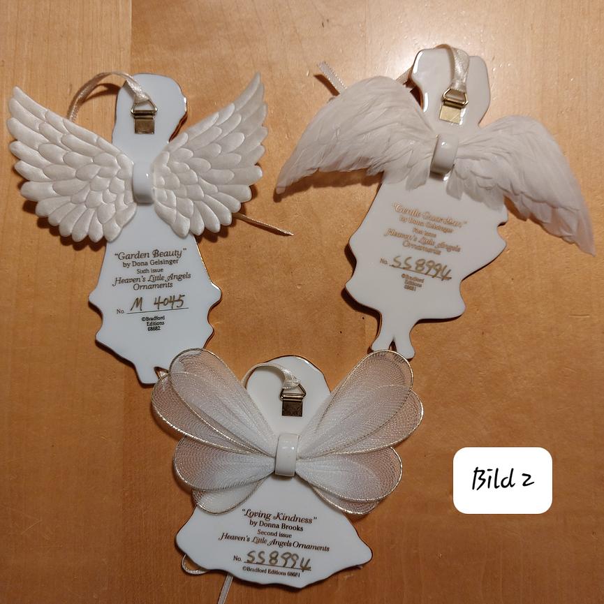 Bild 3 LITTLE ANGELS PORZELLAN MIT NUMMERN UND EDELSTEIN ANHÄNGER