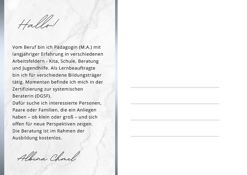 Bild 2 Systemische Beratung (Präsenz in Stade, Buxtehude oder online)