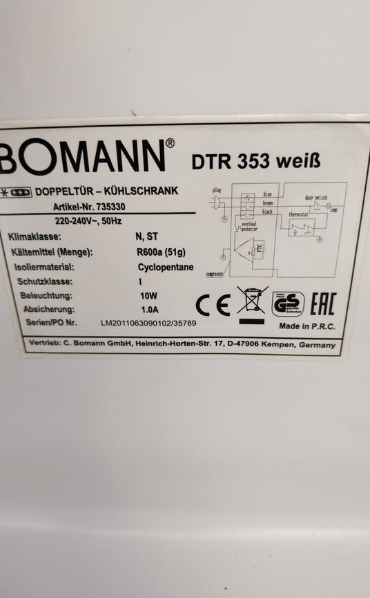 Bild 1 Retro Kühlschrank von Bomann