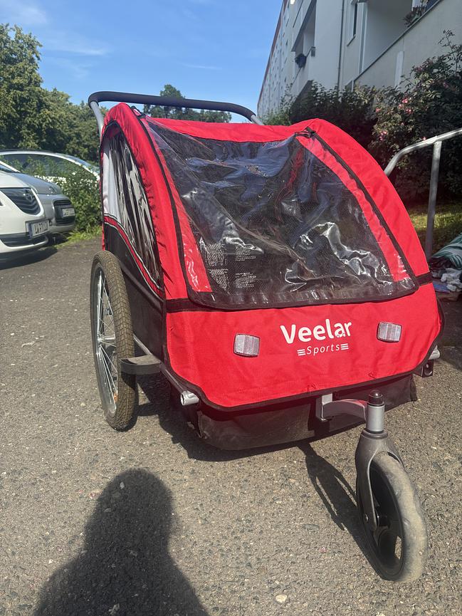 Bild 1 Fahrrad Anhänger 2Sitzer