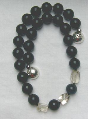 Bild 2 Edelsteinkette, Adleracaht mit Lemmonquarz