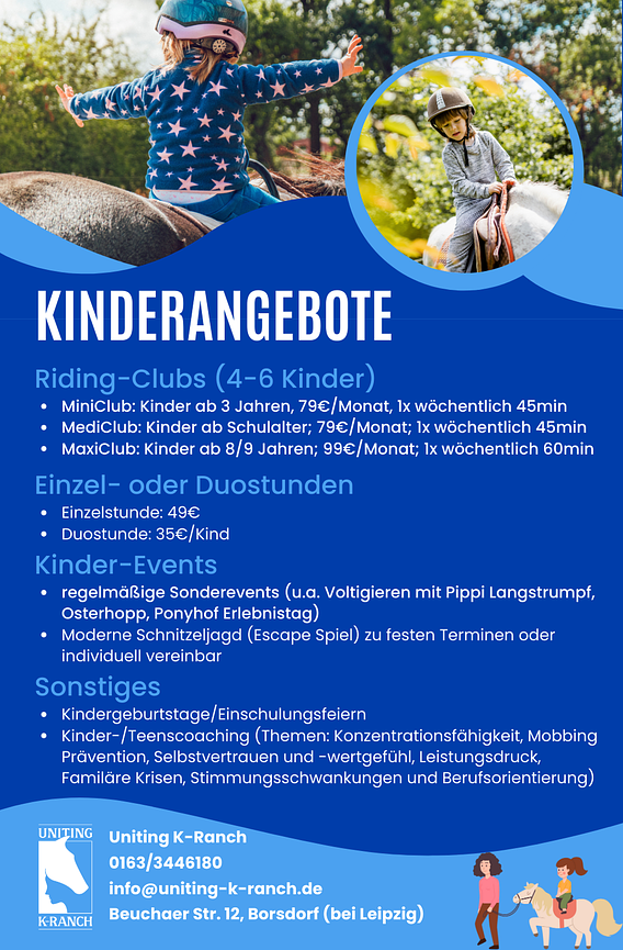 Bild 1 Reitspaß & mehr für Kinder auf der Uniting K-Ranch!