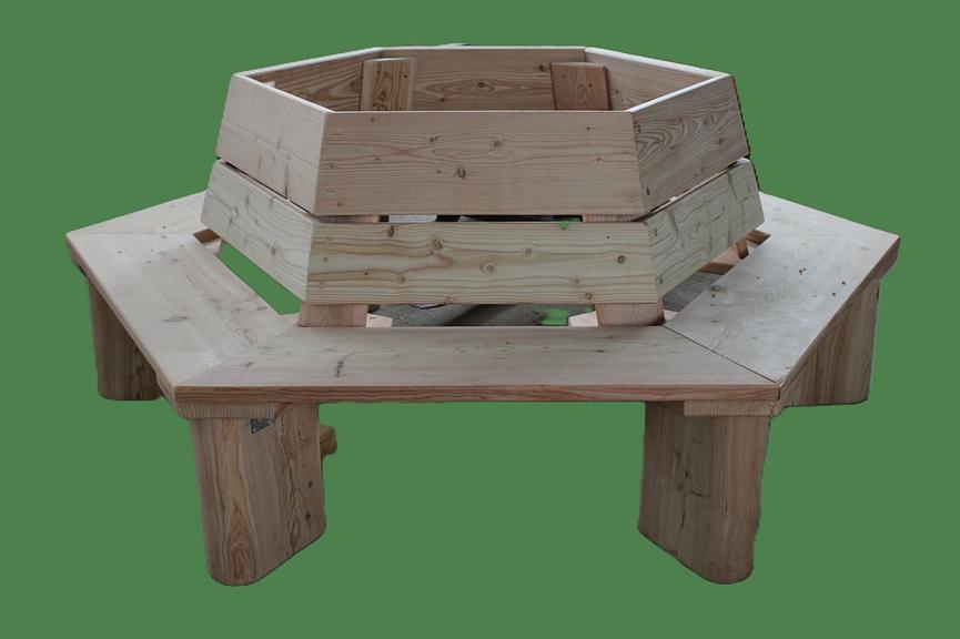 Bild 4 Baumbank aus Lärchen/ Douglasien holz. Rentners Geschenk. Krongartmöbel.