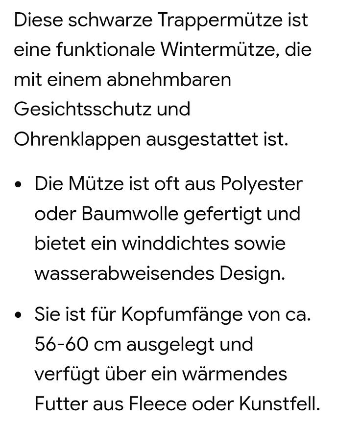 Bild 3 Wintercap Kälteschutz Ohrwärmer Wintermütze Mütze mit Mundstücke Ohrenklappen
