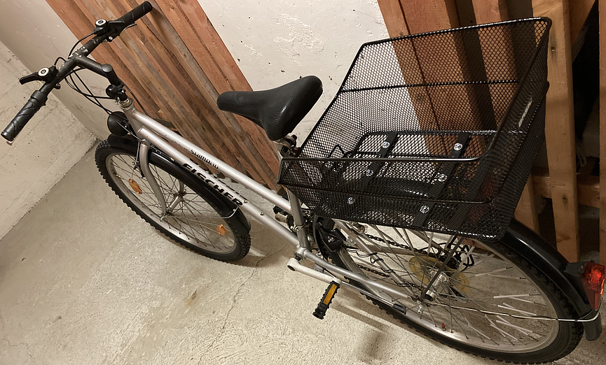 Bild 4 Damenfahrrad MTB Fischer, Räder 26 Zoll, Rahmenhöhe 49½ cm, 18 Gänge, Korb
