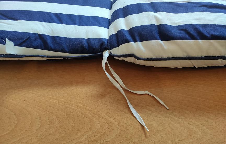 Bild 5 Polsterauflagen Hochlehner Kissen für Sessel Gartenstuhl 2 Stück Hocker Rückenle