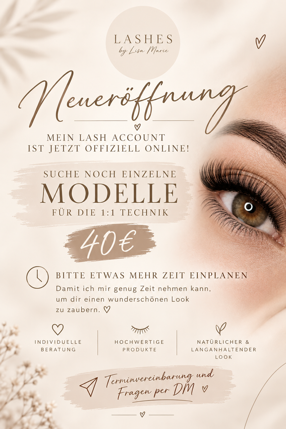 Bild 1 Neueröffnung - ✨LASHMODELLE GESUCHT✨