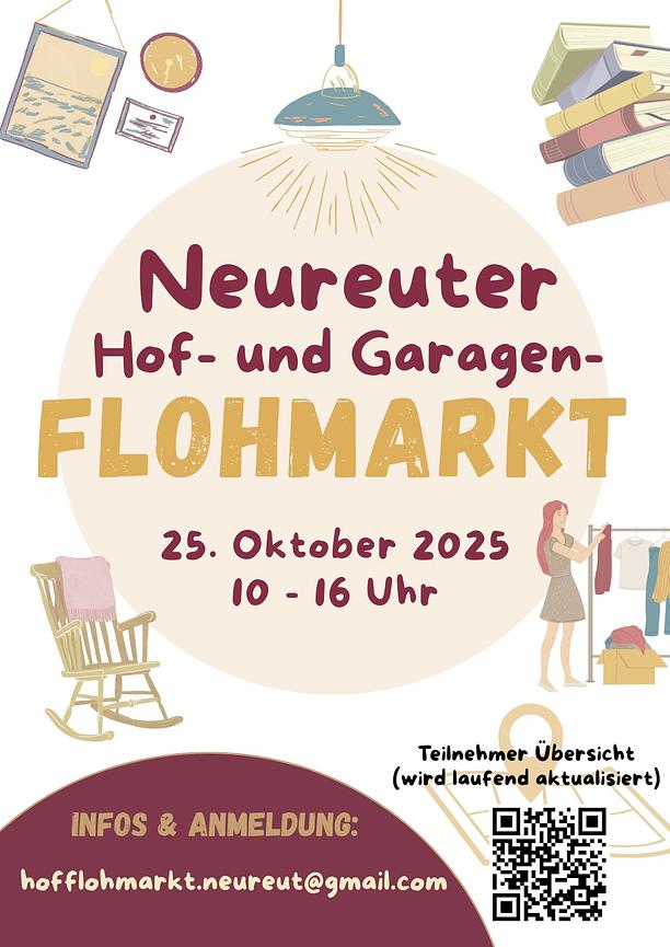 Bild 1 Hof und Garagenflohmarkt Neureut
