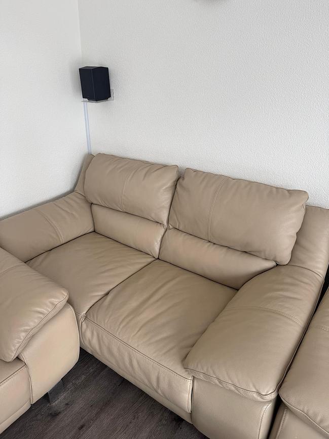 Bild 3 Gepflegte Couchgarnitur aus echtem Leder