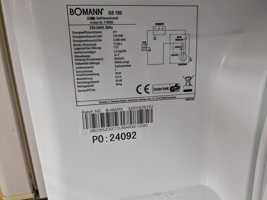 Bild 4 Tiefkühlschrank 50 x 50 x 85