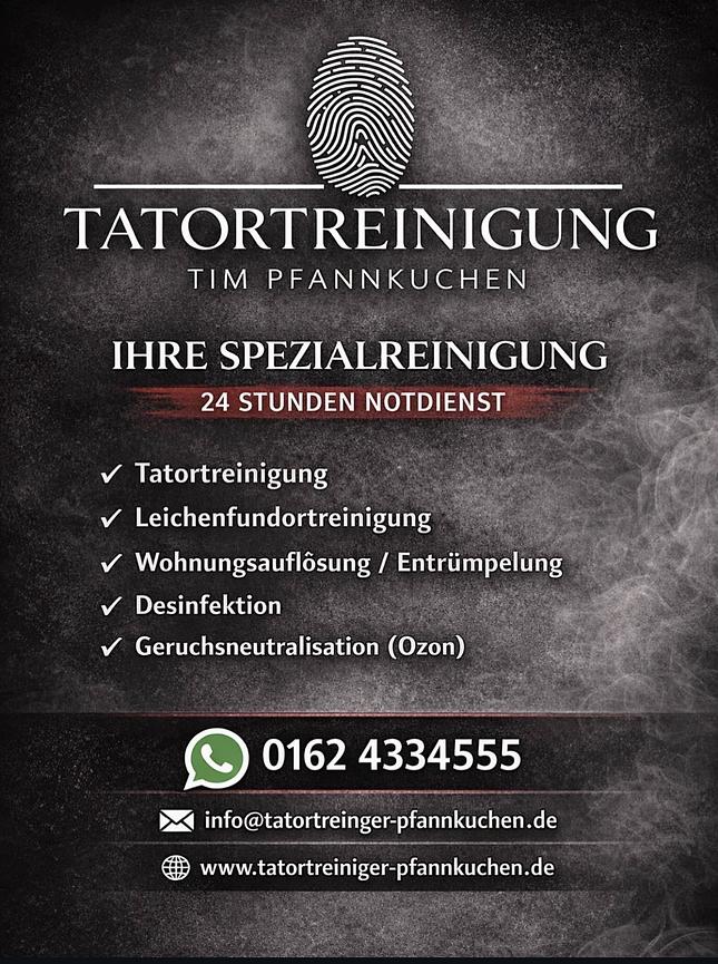 Bild 1 Tatortreinigung Tim Pfannkuchen