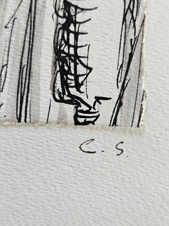 Bild 8 Expressionistische Aktzeichnung – Stil Egon Schiele – Motiv „Hockende Frau“ (191