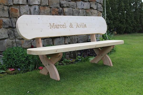 Bild 11 Holzbank . Jubiläumsgeschenk. Rentners Geschenk. Gartenbank.