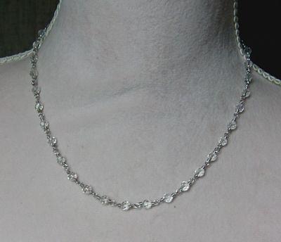 Bild 5 Kristallkette, 925 Silber