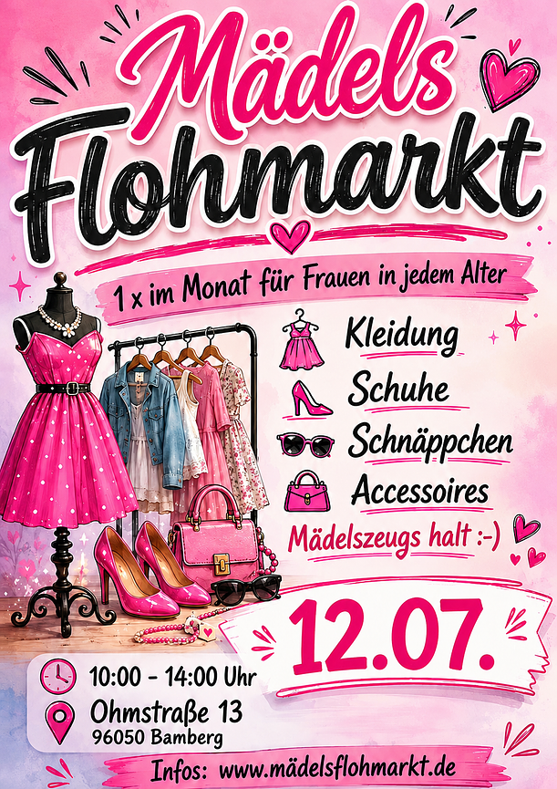 Bild 1 Mädelsflohmarkt für alle Frauen
