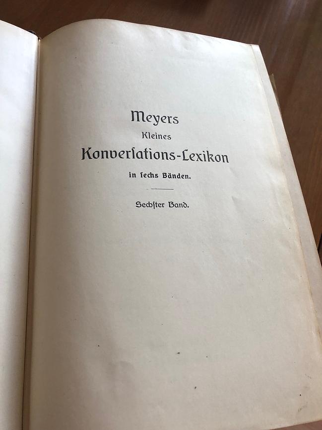 Bild 3 Meyers kleines Konversations-Lexikon in sechs Bänden