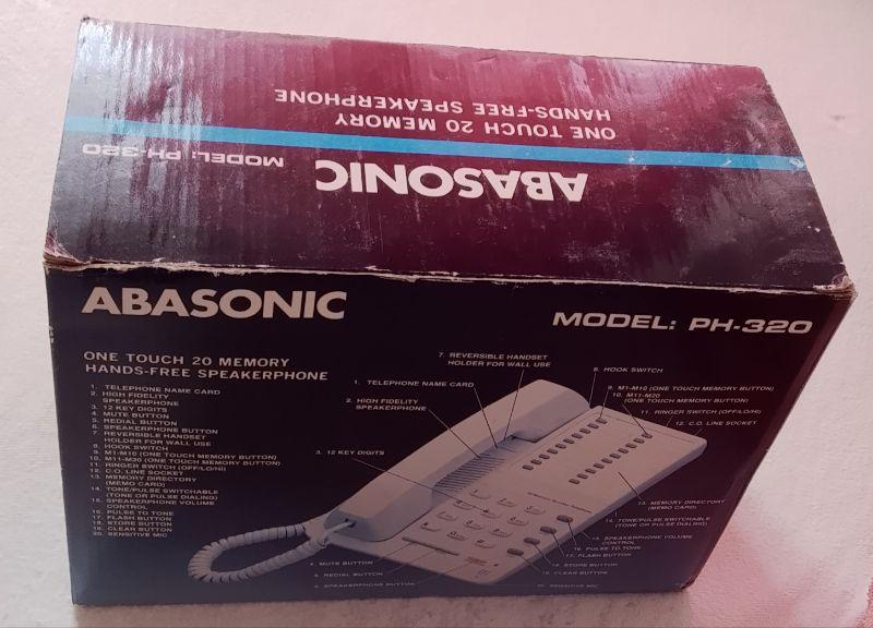 Bild 3 Abasonic Modell PH-320 Freisprech-Telefon