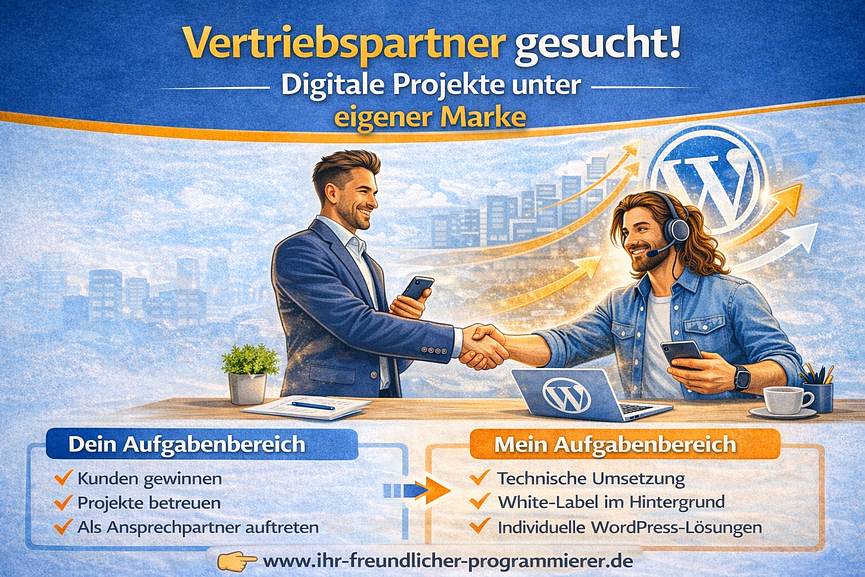 Bild 1 Vertriebspartner gesucht – Digitale Projekte unter eigener Marke