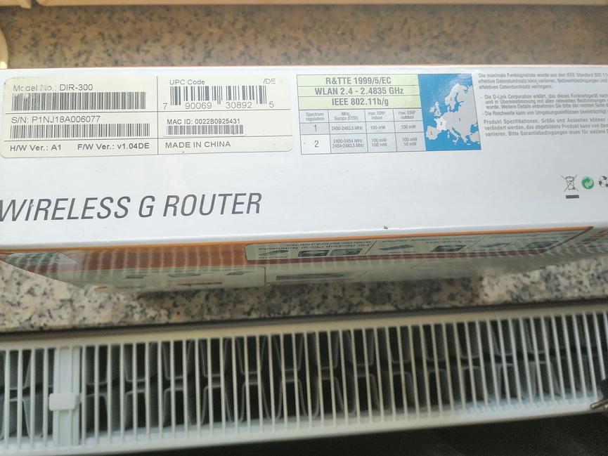 Bild 3 D-link  wireless Router