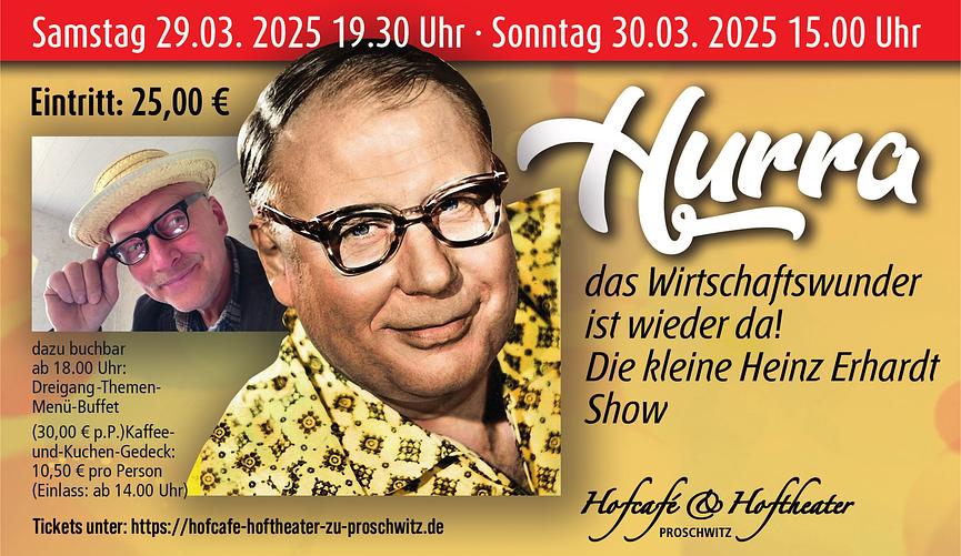 Bild 1 "Hurra...das Wirtschaftswunder ist wieder da" Heinz Erhardt Show