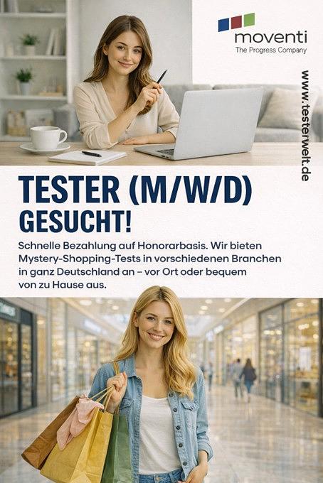 Bild 1 Tester (m/w/d) werden, Testreihe in München / Schnelle Auszahlung der Honorare