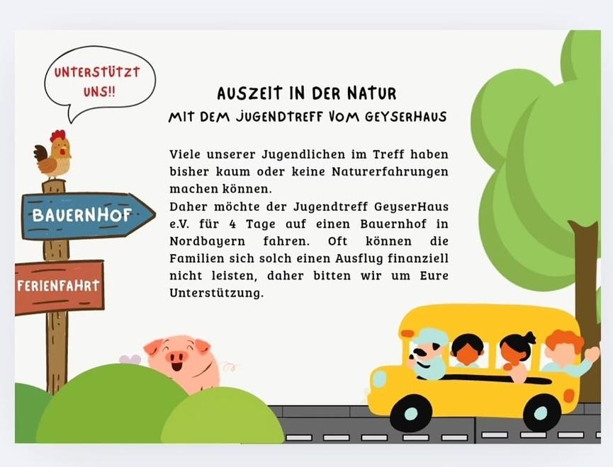 Bild 1 Unterstützung für Projekt mit Jugendlichen
