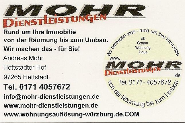 Bild 10 Wohnungsauflösungen Entrümpelungen Räumungen in Würzburg MOHR Dienstleistungen