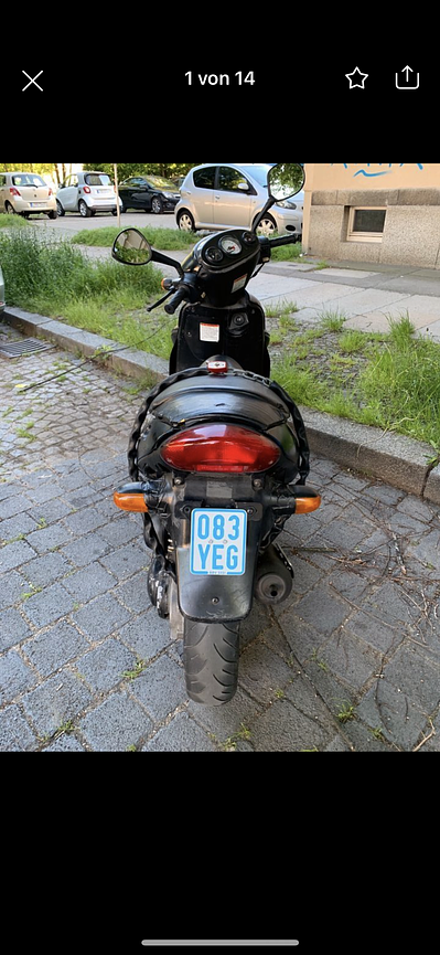 Bild 1 An Bastler : Suzuki Katana Roller 50ccm zu verkaufen 