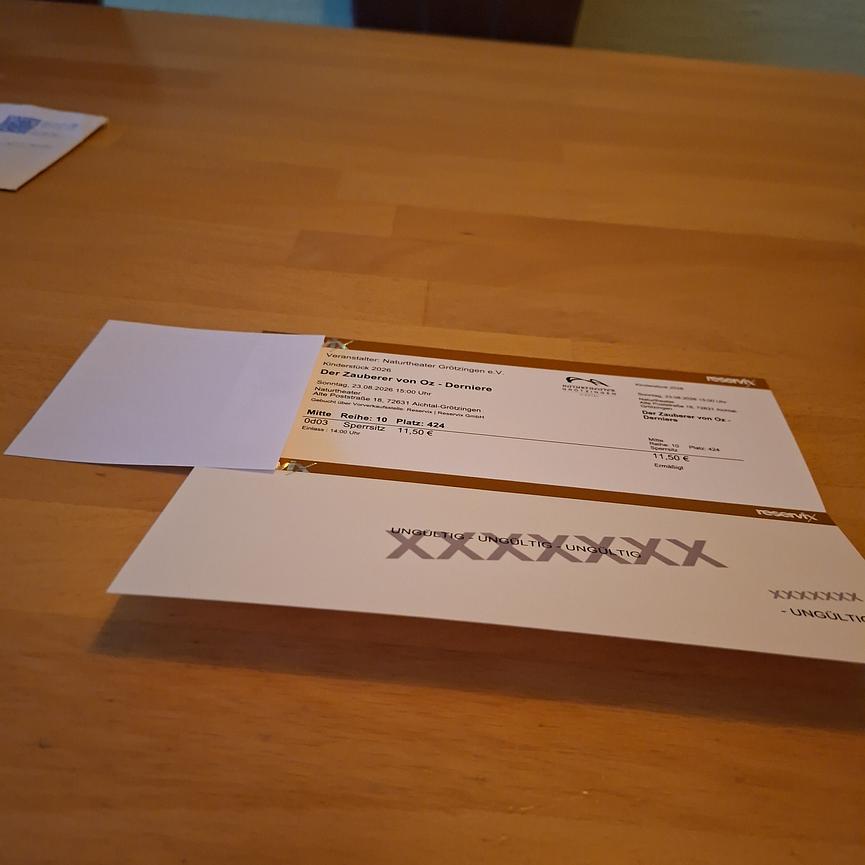 Bild 1 Theaterstück der Zauberer von Oz- Derniere