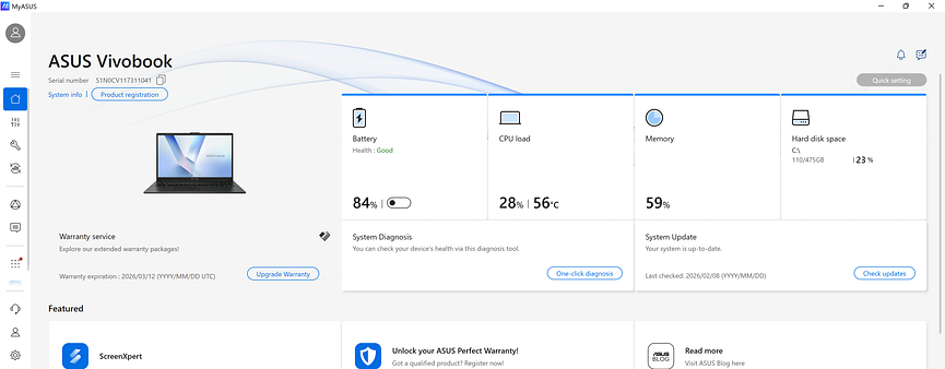 Bild 17 Asus Vivobook 15Go E1504FA-NJ311W 1 Monat Herstellergarantie Ausstellungsgerät