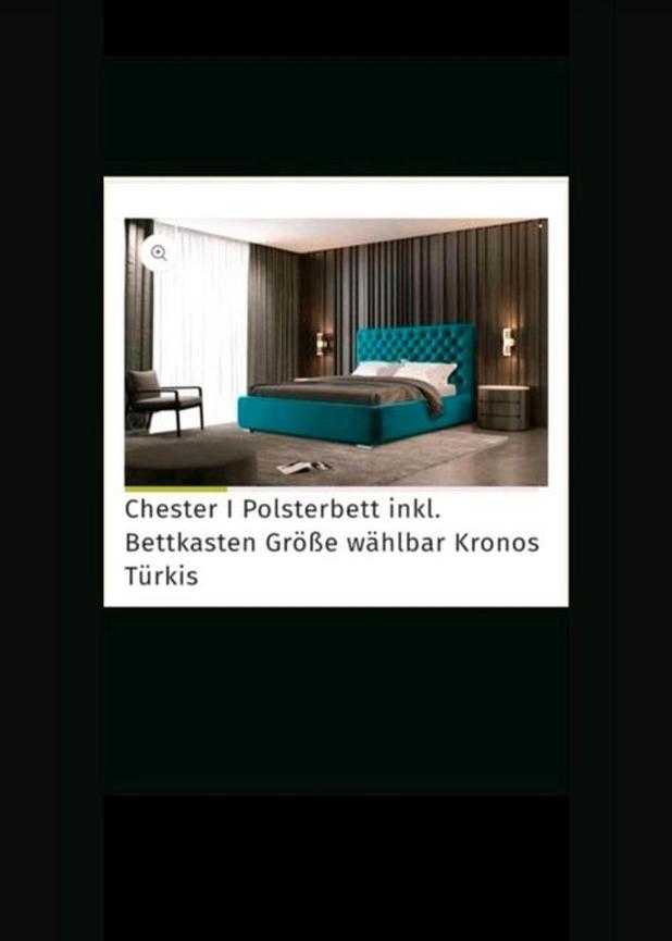 Bild 1 Designer Polsterbett zu verkaufen
